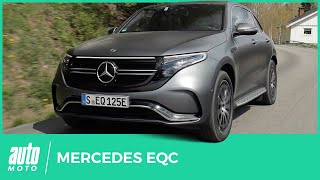 Mercedes EQC  premier essai de lélectrique selon Mercedes [upl. by Ludeman]