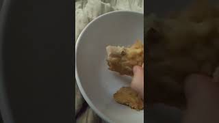 I am eating popeyes fried chicken [upl. by Ahsoet]