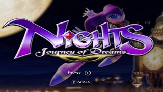 Main Menu Title Screen  NiGHTS Journey of Dreams [upl. by Leryt]