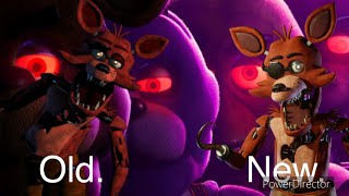 Fnaf foxy sing original vs movie [upl. by Inele]