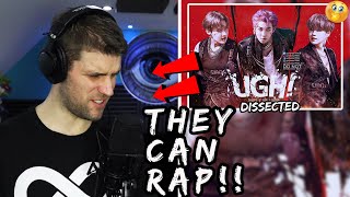 Rapper Reacts to BTS UGH  THEY CAN RAP RAP [upl. by Jamille540]