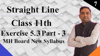 Straight Line Exercise 53 Class 11th Part 3 [upl. by Netti]