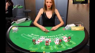 Live Dealer Casino Blackjack Session April 2016 [upl. by Hnaht]