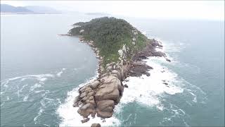 ILHA do CAMPECHE  FLORIANÓPOLIS  SC Aérea DRONE © Direitos Reservados [upl. by Navarro]