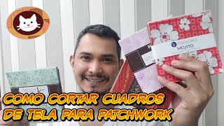 Como hacer Retazos de Tela para Patchwork diy charm packs trucos de costura y quilting [upl. by Anael770]