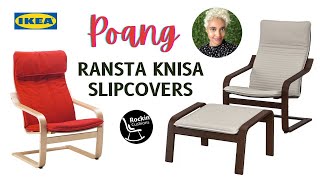 How to install your IKEA POANG slipcover by Rockin Cushions  Ransta Knisa Styles [upl. by Elram758]