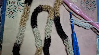 Crochet work for beginners Crochet Simple ICord Bag Strap🧶✅️ [upl. by Epotimet]