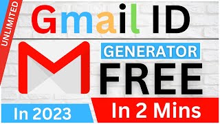 Unlimited 📧EMail ID Generator For  FREE   Within 2 Mins [upl. by Ttocserp]