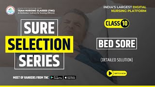 Bed sore pressure ulcer sure selection series NORCET 70 DSSSB SPECIAL By RN SIR AIIMS JODHPUR [upl. by Areek]