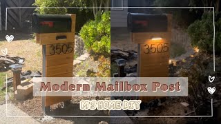 Modern Mailbox Post [upl. by Westberg]