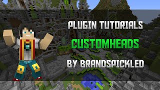 Minecraft Plugin Tutorials  CustomHeads [upl. by Vas]