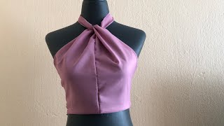 DIY Halter Top [upl. by Pejsach]