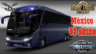 AMERICAN TRUCK G7 1200 México 93 Skins para  ATS amp ETS2 [upl. by Nnylyahs196]