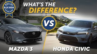 2024 Mazda 3 vs 2024 Honda Civic  Whats The Difference [upl. by Ysset]