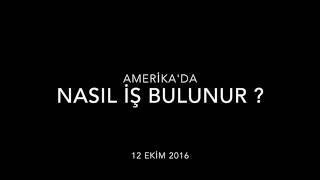 Amerikada iş bulmak Nasıl iş bulunur Nasıl para kazanılır  Amerika Vlog 23 [upl. by Acenom]