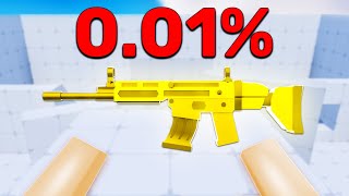 I Finally Unlocked The GOLD Skin On Roblox Rivals [upl. by Hueston]