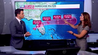 Milton making landfall in Florida devastating surge and wind [upl. by Raven31]