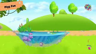 Pig Food Jump Fun  Exciting Piggy Adventures for Kids  Little Kids YT [upl. by Lorak484]