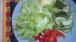 Salad With Olive Oil Dressing [upl. by Dercy]