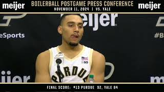 BoilerBall Postgame Press Conference  vs Yale [upl. by Rentsch805]