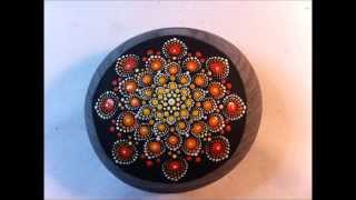 Pierre du Coeur Mandala Stone Painting Sacred Chakra [upl. by Barabas]