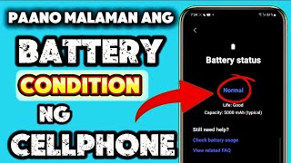 PHONE BATTERY ALAMIN ANG HEALTH CONDITION [upl. by Liuka]