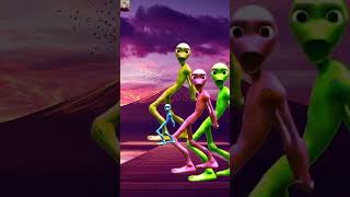 😜😂Four green Alien dance viralshort youtubeshorts funnycomedyytshorts😂😜 [upl. by Dragde427]