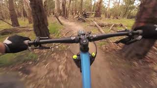 20181209  Lysterfield MTB  All black diamonds [upl. by Bencion]