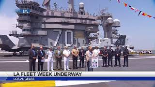 LIVE LA Fleet Week underway [upl. by Yacano]