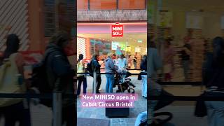 New MINISO opens in Cabot Circus Bristol miniso bristollife bristol [upl. by Nonnac]