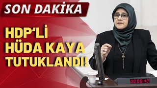 Eski HDP milletvekili Hüda Kaya Kobani eylemi soruşturması kapsamında tutuklandı [upl. by Ronna832]