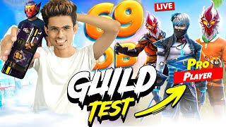 69 DB 1 vs 4 Guild Test 😨🔥 RASHIQ DB is Live 🤍 rashiqdb 69db [upl. by Erdnaed787]