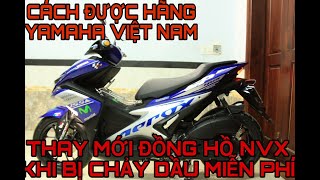 CÁCH ĐƯỢC HÃNG YAMAHA THAY ĐỒNG HỒ NVX 20172019 MIỄN PHÍ 100 [upl. by Auohc]