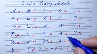 Cursive writing a to z  Cursive letter abcd  Cursive writing abcd  Cursive handwriting practice [upl. by Allyn356]