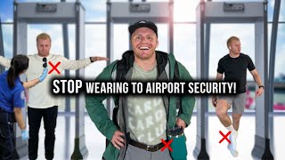 Do NOT Wear This In Airport Security TSA Line Mistakes [upl. by Diandre]