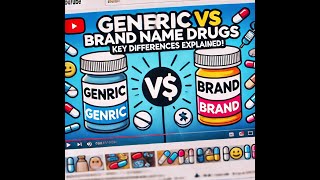 quotGeneric vs Brand Name Drugs Key Differences Explained 💊quot [upl. by Placia]