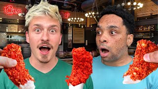 The Worlds SPICIEST Chicken Tender Challenge w Devonte [upl. by Obaza89]