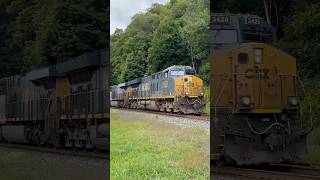 csx I157 with Loco 6Pack 3426 3117 958 7223 955 5332 at QR724 548 Axles 972024 [upl. by Odracer]