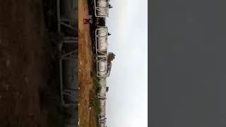 Looting fuel from moving Zambia 🇿🇲 Railways Tunker Train between Zambia and Tanzania 🇹🇿 [upl. by Eilitan]