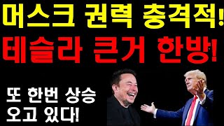 머스크 권력 충격적 이정도까지인줄 몰랐네 테슬라 큰거 한방이 온다 또 한번 상승이 온다 트럼프와 머스크의 관계는 상상이상이다 테슬라 주식을 계속 사모아야 하는 이유 [upl. by Adiarf]