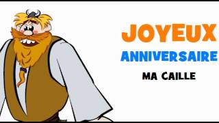 JOYEUX ANNIVERSAIRE MA CAILLE [upl. by Trometer]