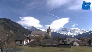 Effet de foehn sur le Mont Buet Samoens [upl. by Rustin358]