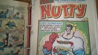 Nutty Comic collection from issue number 1 1980s UK [upl. by Hadnama296]