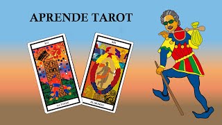 APRENDE TAROT Combinación La Torre y El Mundo [upl. by Saloma600]