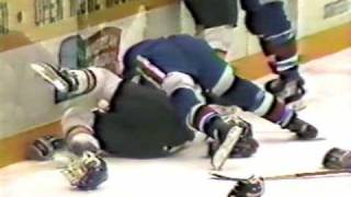 TriCity Americans Vs Regina Pats Line Brawl  WHL  11271988 [upl. by Imnubulo]