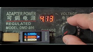 KWS2303C DC Tester 測試器 and DMD886 Adapter Power 可調 DC 電源 [upl. by Beberg976]