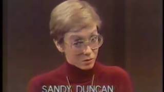 Sandy Duncan  Dick Cavett interview December 1979 [upl. by Sirtaeb]