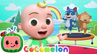 Jumping Up and Down  CoComelon Animal Time  Animals for Kids [upl. by Yeleak8]