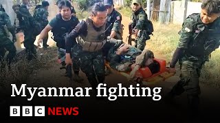 Frontline special report Myanmar rebels take on army in brutal civil war  BBC News [upl. by Pas]