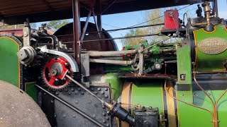 AP DD 6NHP Compound Steam Road Roller  11215 Cúchulainn IY2326  The Brickworks Museum  271024 [upl. by Milan]